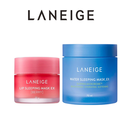 [تخفيضات كبيرة] مجموعة أقنعة النوم Laneige DUO (للشفاه والوجه)