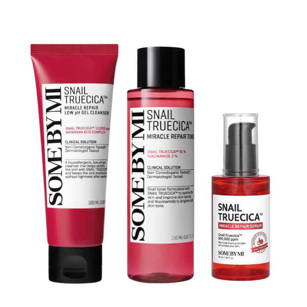 Somebymi Truecica TRIO SET (Cleanser + Toner + Serum)