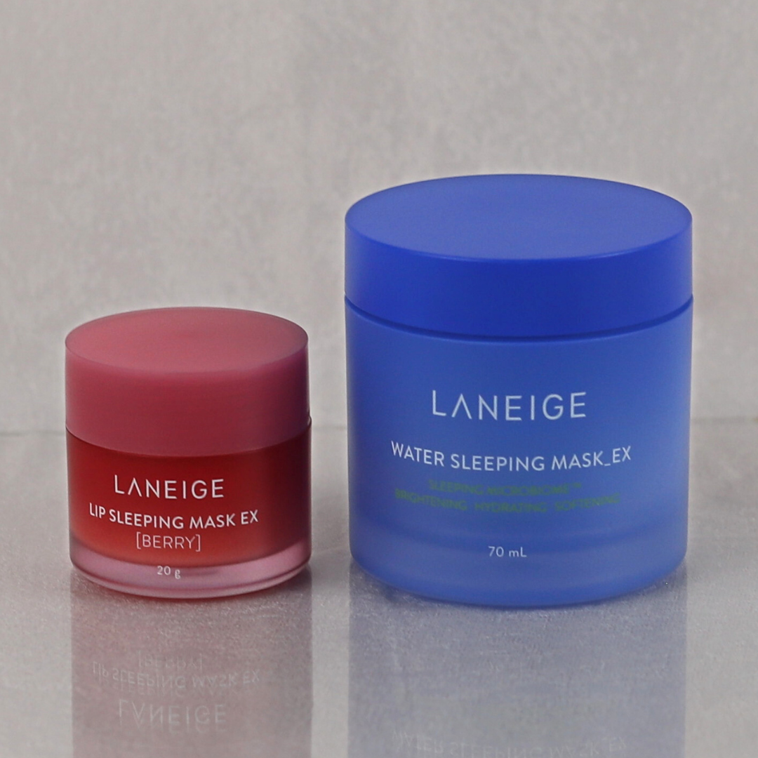 [تخفيضات كبيرة] مجموعة أقنعة النوم Laneige DUO (للشفاه والوجه)