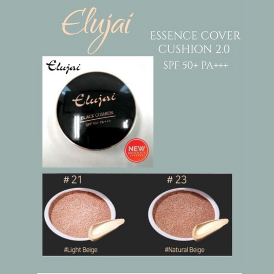 [SUPER SALE] ELUJAI Black Cushion SPF50+ PA++++ 15g, 1pc