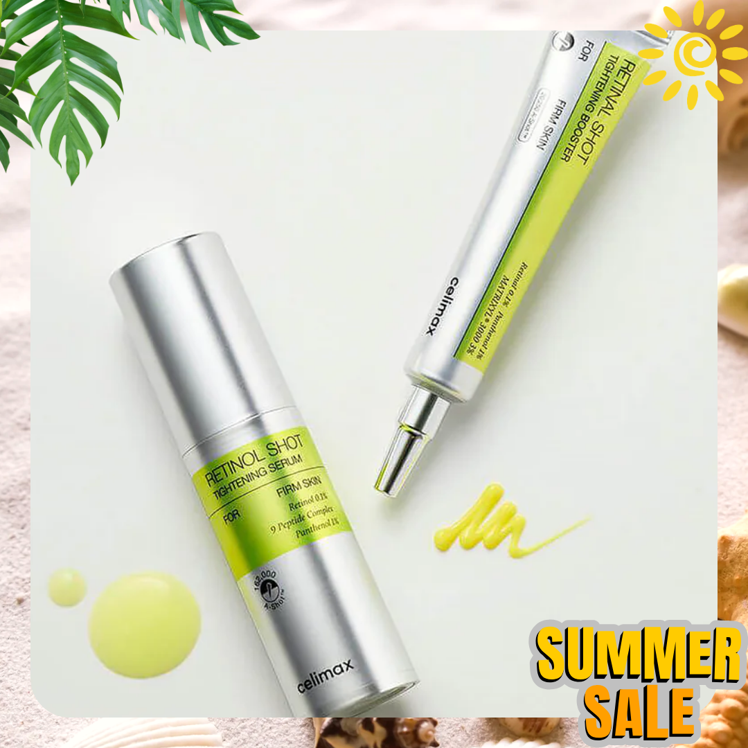 Celimax Retinol Shot Tightening Serum 30ml + Retinal Shot Tightening Booster 15ml Set