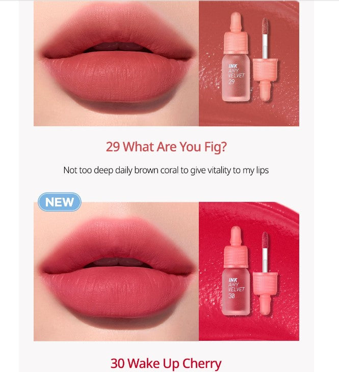 Peripera Ink the Velvet AIRY Liptint (new colors!),1pc - Beauty Korea Dubai