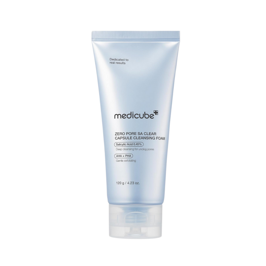 MEDICUBE Zero Pore SA Clear Capsule Cleansing Foam 120g