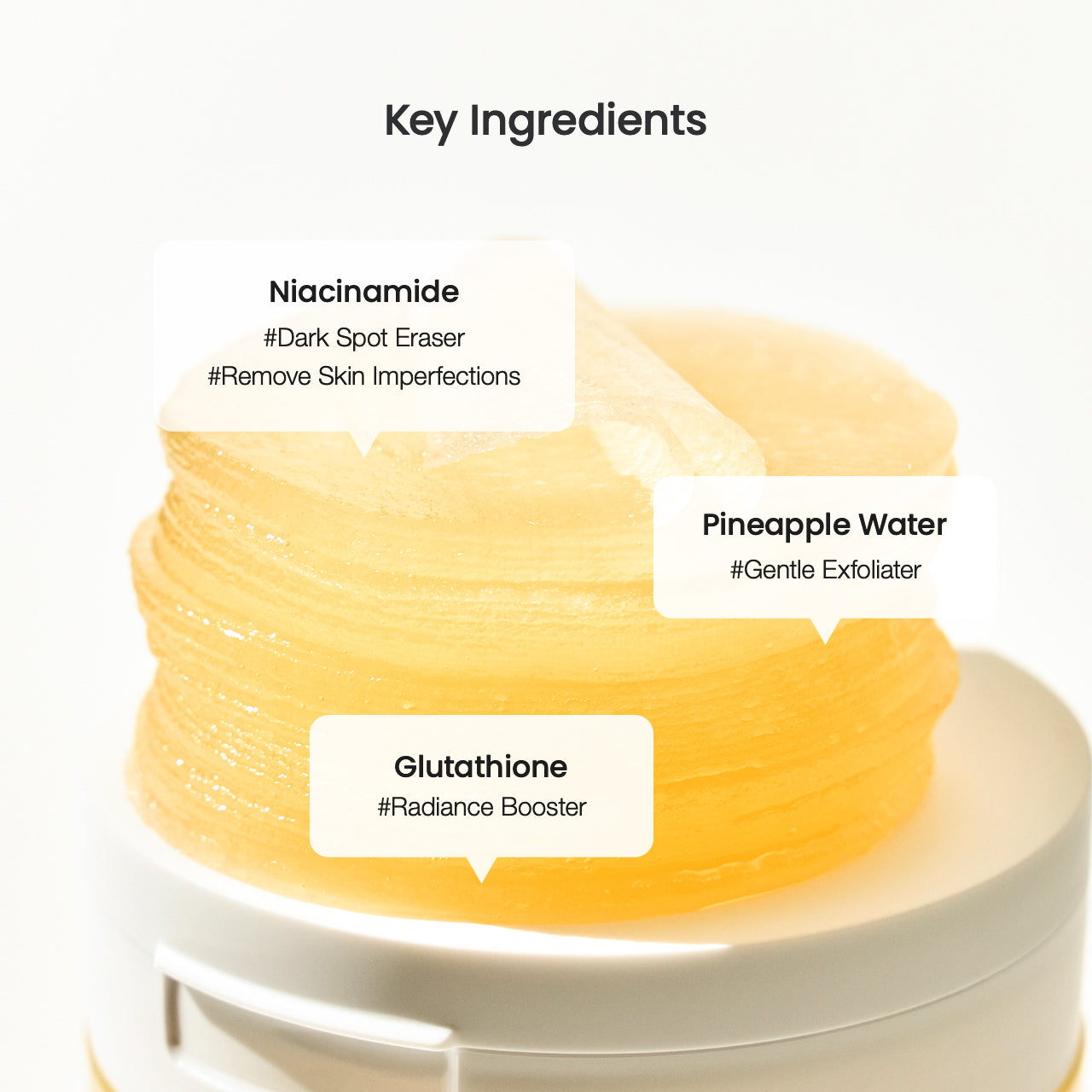 BIODANCE VITA NIACINAMIDE GEL TONER PADS 60pds (140g)