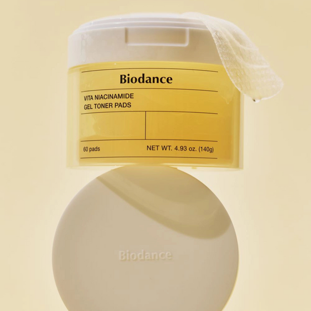 BIODANCE VITA NIACINAMIDE GEL TONER PADS 60pds (140g)