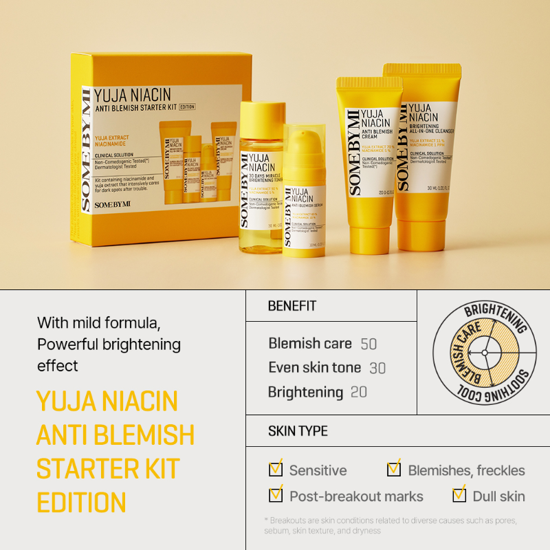 Some By Mi Yuja Niacin Starter Kit (brightening) *new packaging - Beauty Korea Dubai