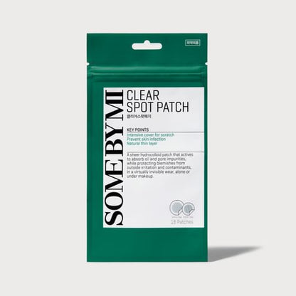 Some By Mi Clear Spot Patch 18pcs (10mmx9ea + 12mmx9ea) *new packaging - Beauty Korea Dubai