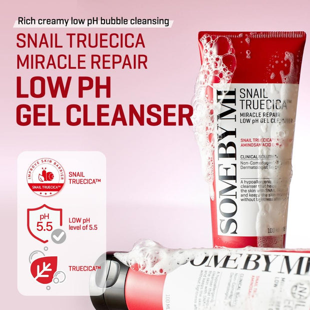 Some By Mi SnaiI Truecica Miracle Repair Low Ph Gel Cleanser 100ml