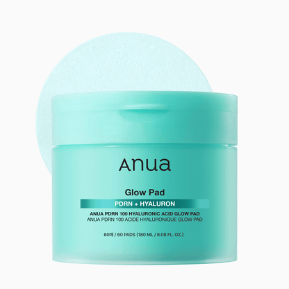 ANUA  PDRN+HYALURON Hyaluronic Acid Glow Pad 60 Pads 180ml