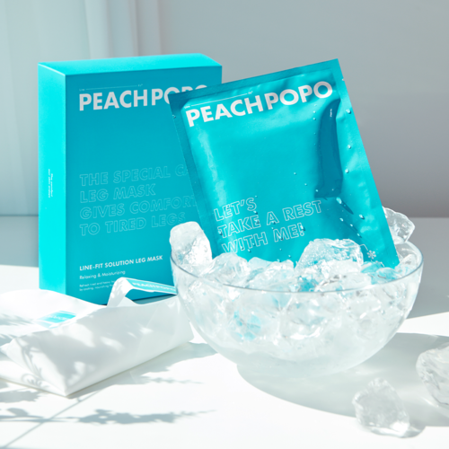 Peach Popo Line-Fit Solution Leg Mask 40ml, 1pc
