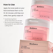 BIODANCE COLLAGEN GEL TONER PADS 60pds (140g)