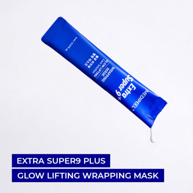 MEDIPEEL+ Extra Super9 Wrapping Mask Glow Lifting Care Solution, 4ml x 4each