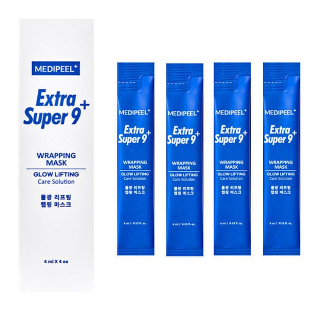 MEDIPEEL+ Extra Super9 Wrapping Mask Glow Lifting Care Solution, 4ml x 4each