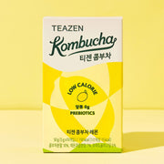 TEAZEN Kombucha Lemon (10 sticks) (prebiotics) *new packaging
