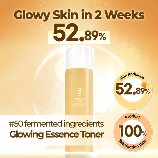NUMBUZ:N Vitamin Boost Glow Duo (Toner 200ml + Serum 30ml)