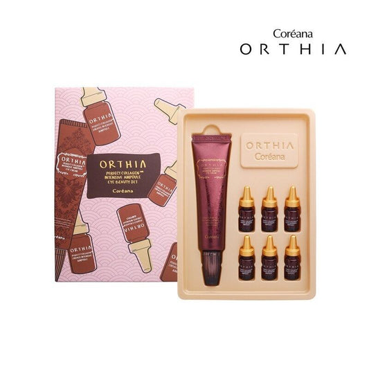 COREANA ORTHIA Perfect Collagen Intensive Ampoule Eye Beauty Set (Eyecream + Ampoule)