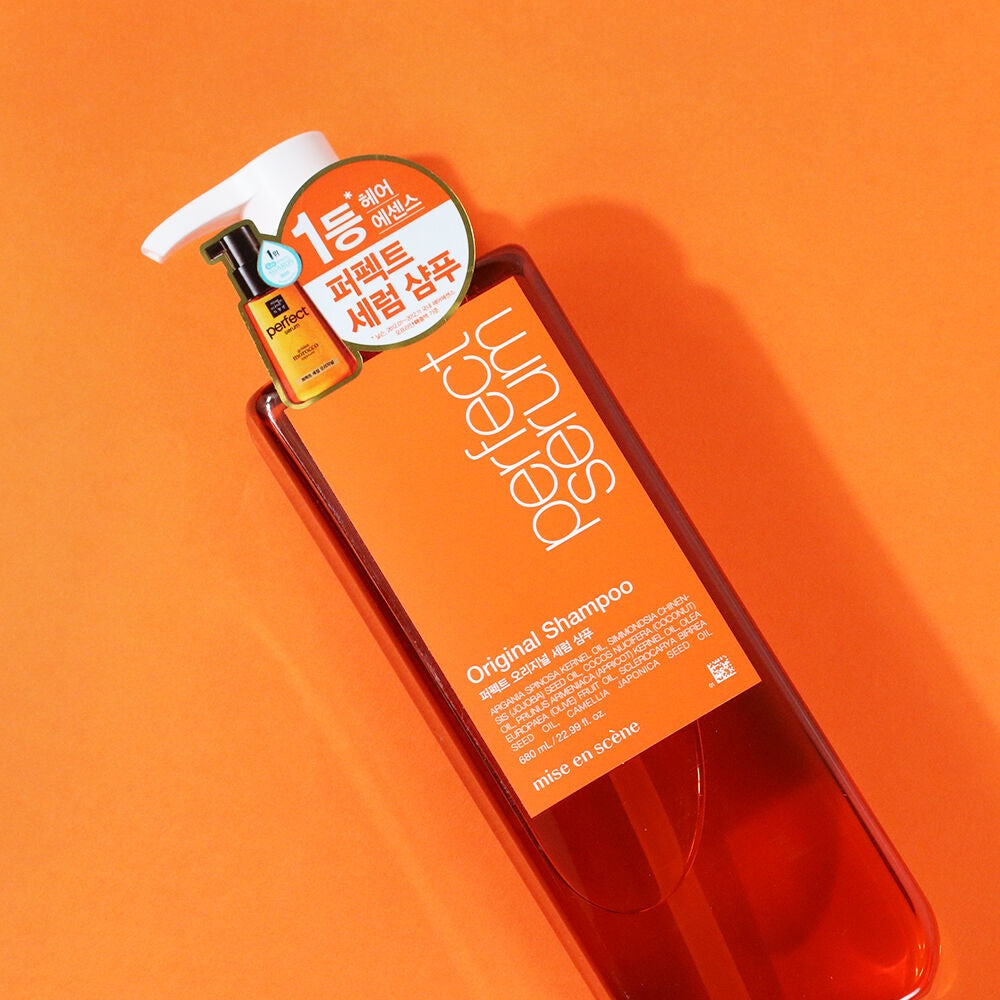 Mise En Scene Perfect Serum Morroco Argan oil Shampoo, 680ml *new packaging - Beauty Korea Dubai