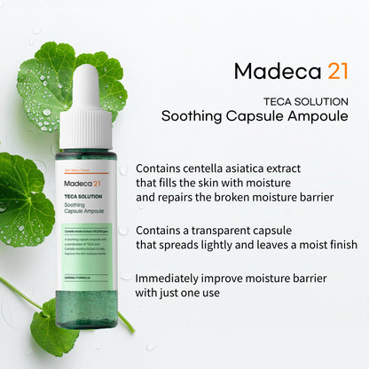 Madeca 21 Teca Solution Soothing Capsule Ampoule 30ml