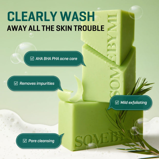 [BigSale] Somebymi AHA BHA PHA MIRACLE Full Routine Set (Soap+Toner+Serum+Cream)
