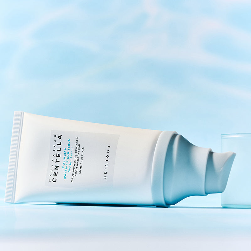 SKIN1004 Madagascar Hyalu-CICA Water-Fit Sun Serum SPF50+ PA++++ 50 مل، قطعة واحدة