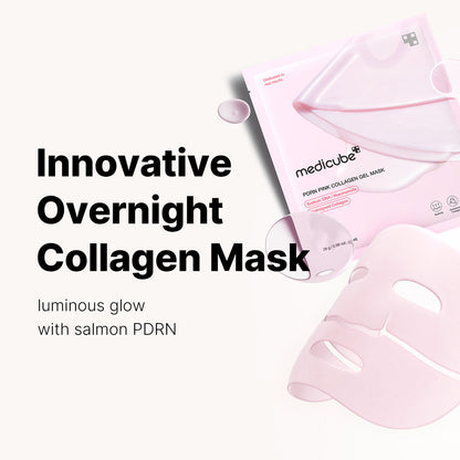 BIODANCE Bio-Collagen Real Deep Mask 34g, 1pc + Medicube PDRN Pink Collagen Gel Mask 28g, 1pc