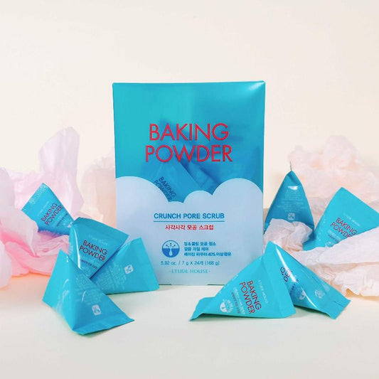 Etude House] Baking Powder Crunch Pore Scrub (24ea). 1pc * new packaging - Beauty Korea Dubai