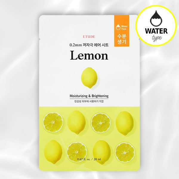 Etude House 0.2mm Therapy Mask - LEMON, 1pc - Beauty Korea Dubai