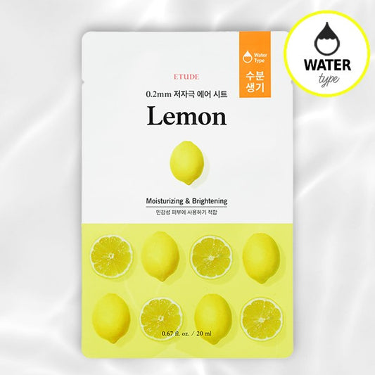 Etude House 0.2mm Therapy Mask - LEMON, 1pc - Beauty Korea Dubai