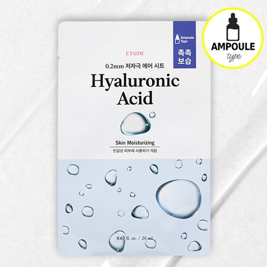 Etude House 0.2 Therapy Air Mask - HYALURONIC ACID x 1pc - Beauty Korea Dubai