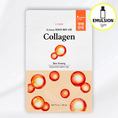 Etude House 0.2mm Therapy Mask - COLLAGEN, 1pc - Beauty Korea Dubai
