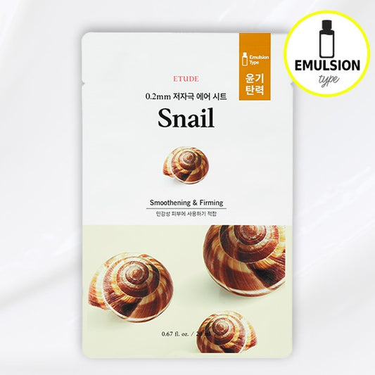 Etude House 0.2mm Therapy Mask - SNAIL - Beauty Korea Dubai