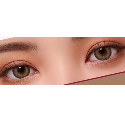 LensMe 3 Bagle Color Plus - BROWN 1pair x 2 months - Beauty Korea Dubai