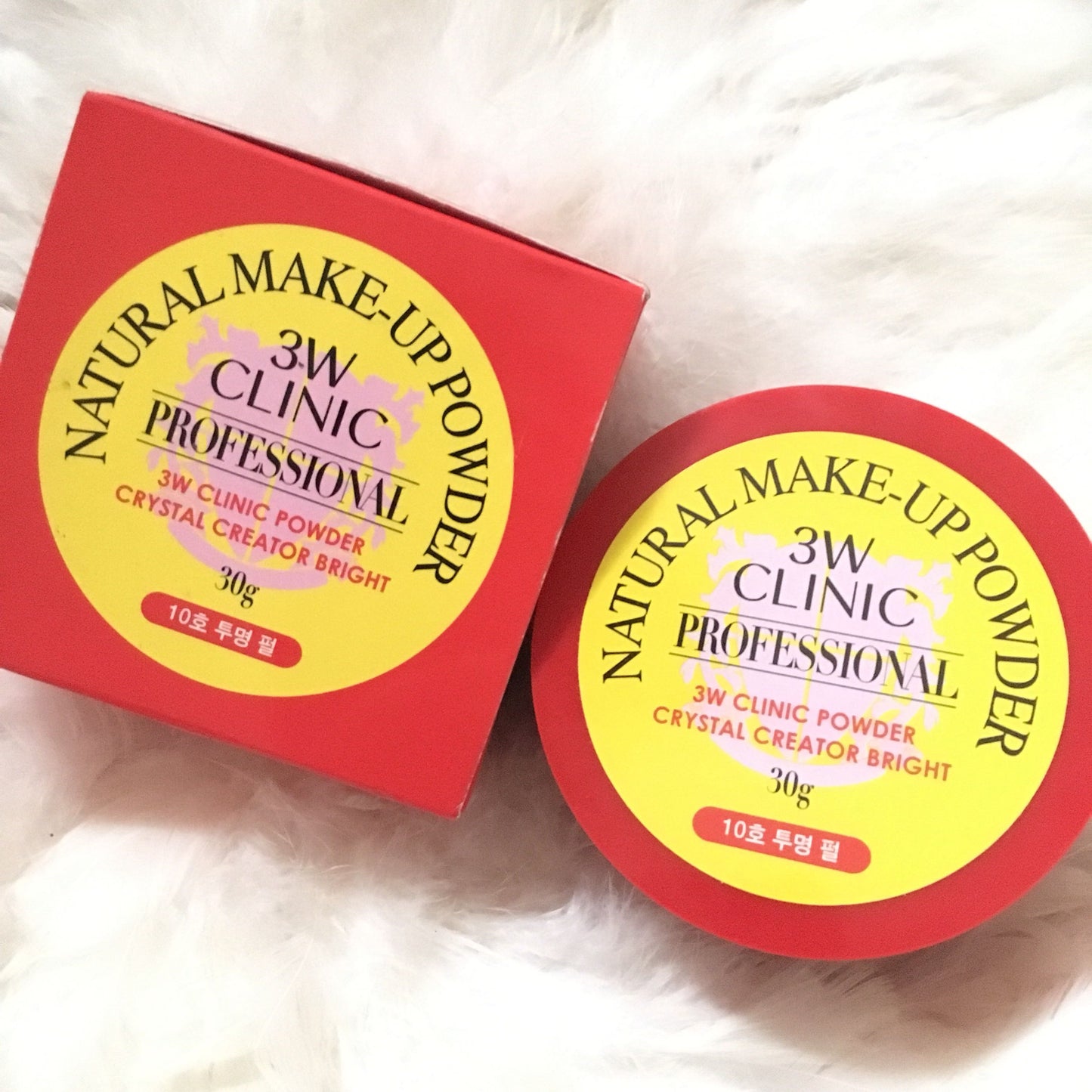 3W CLINIC Natural Make-up Powder,1pc - Beauty Korea Dubai