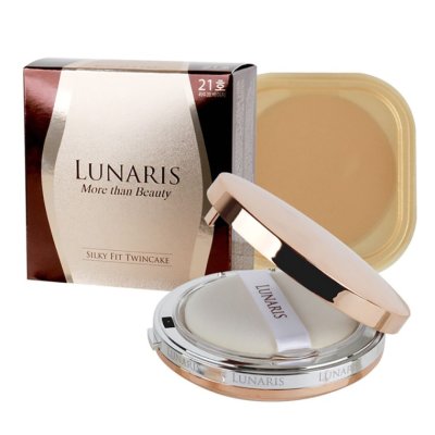 بودرة LUNARIS More Than Beauty Silky Fit Twinkcake (عبوة إعادة تعبئة مجانية)