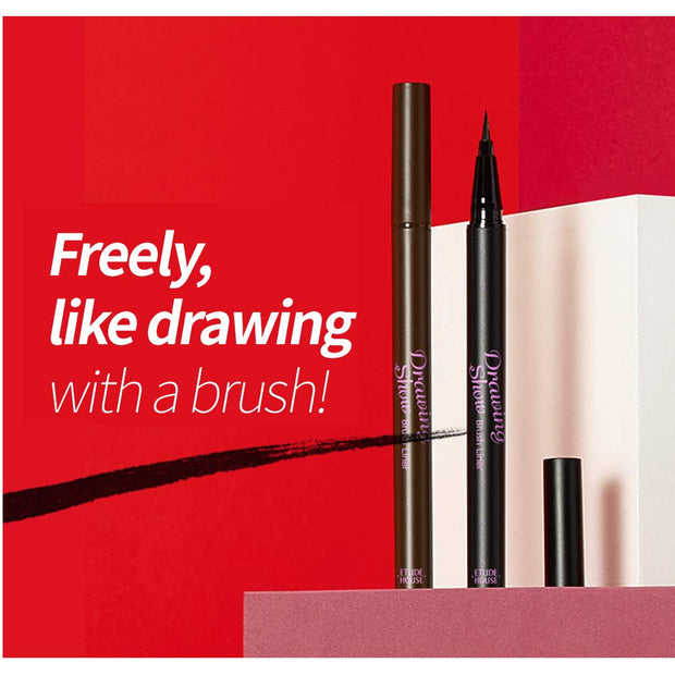 Etude House Drawing Show BRUSH Liner, 1шт.
