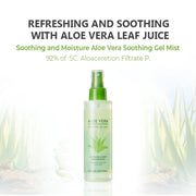 🥳PAYDAY SALE 1+1  NATURE REPUBLIC 92% Aloe Vera Soothing Gel Mist 150ml *new packaging