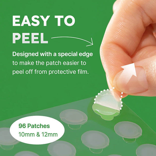 Troubless Invisible Spot Pimple Patch THE CLASSIC 700% absorption (easy removal and waterproof), 96 patches x 1 pack