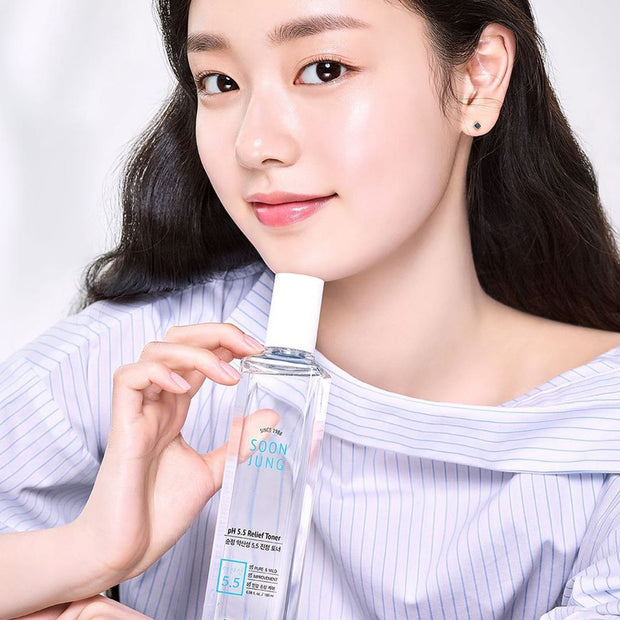 🤩SUPER SALE🤩 Etude House Soon Jung pH 5.5 Relief Toner, 200ml (soothing and for sensitive skin)
