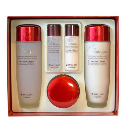 3w clinic collagen regeneration skincare complete set