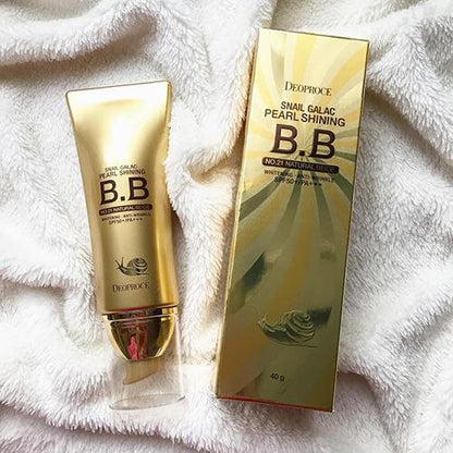 DEOPROCE SnaiI Pearl Shining BB Cream (SPF50 + / PA +++) - Beauty Korea Dubai