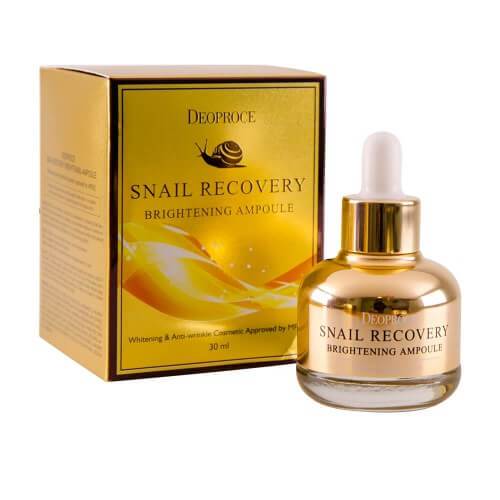 DEOPROCE SnaiI Recovery Brightening Ampoule - Beauty Korea Dubai