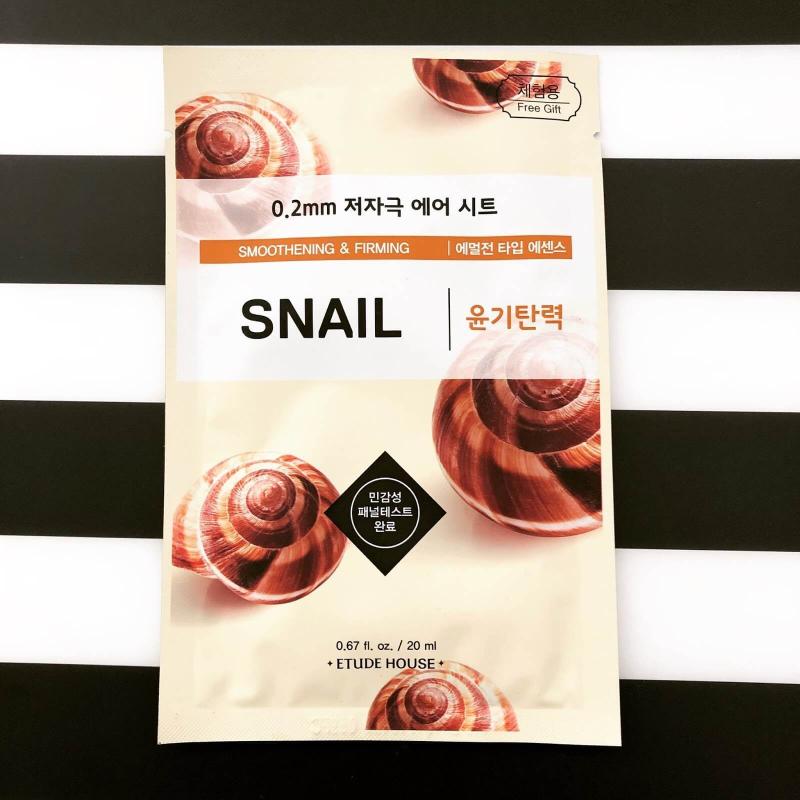 Etude House 0.2mm Therapy Mask - SNAIL - Beauty Korea Dubai