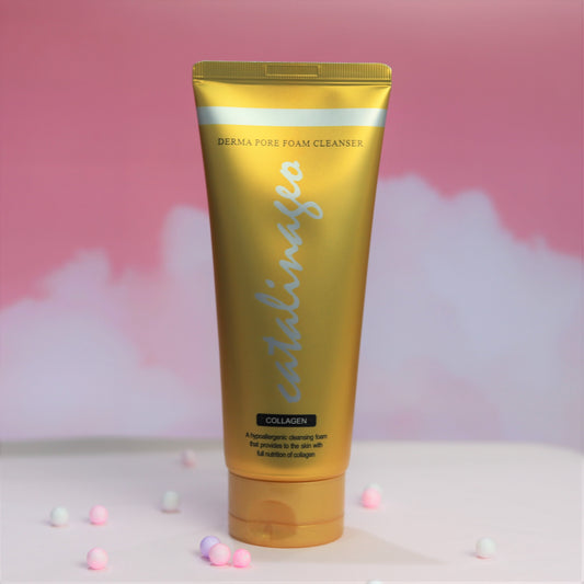 Catalina Geo Derma Pore Foam Cleanser - COLLAGEN, 180g (anti-aging and firming) - 1pc - Beauty Korea Dubai