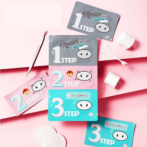 HOLIKA HOLIKA 3 Steps Nose Blackheads Removing Patch (1pc) - Beauty Korea Dubai
