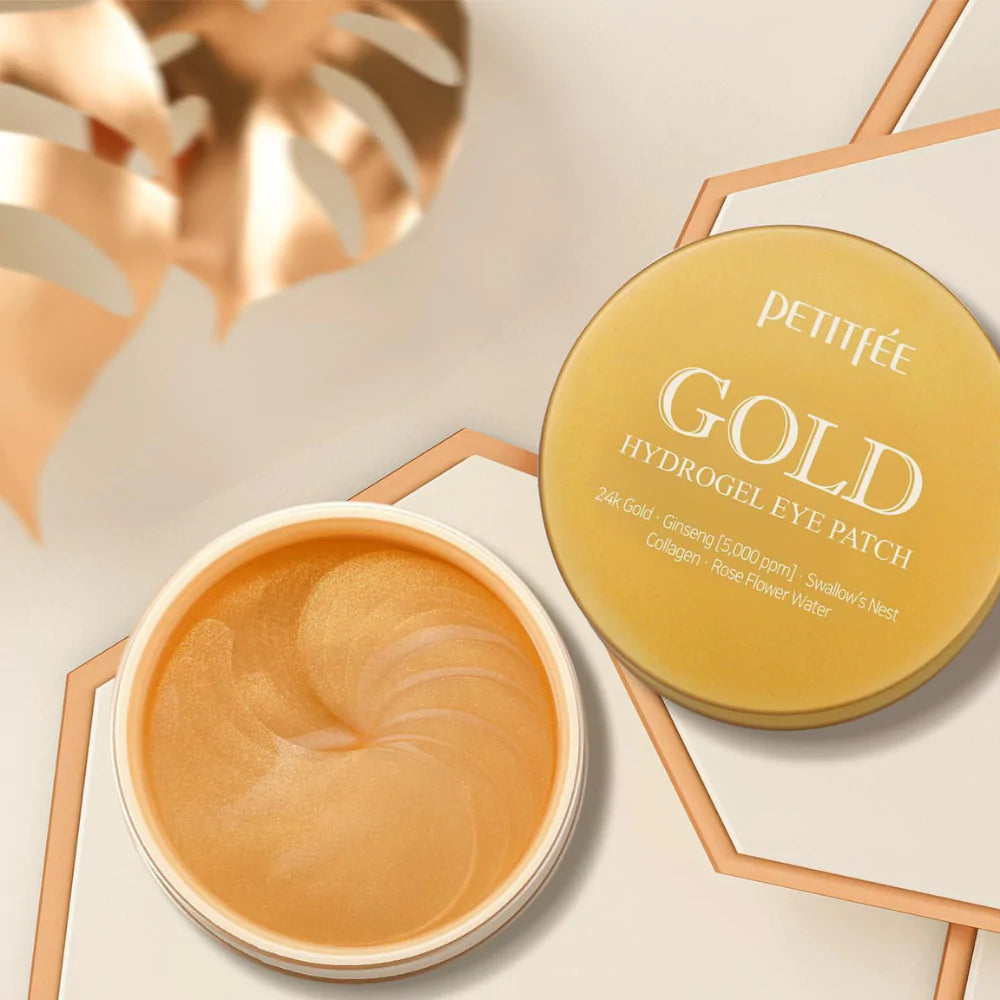 PETITFEE Gold Hydrogel Eye Patch 1.4g x 60 (30pairs) - Beauty Korea Dubai