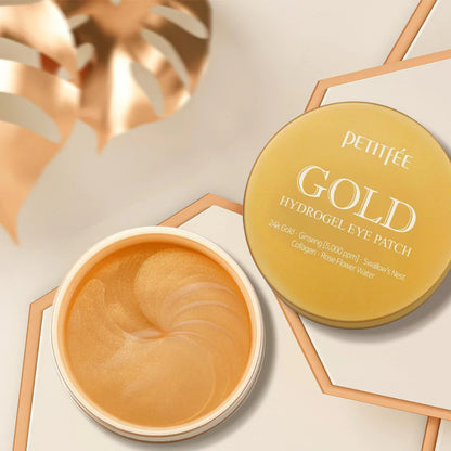 PETITFEE Gold Hydrogel Eye Patch 1.4g x 60 (30pairs) - Beauty Korea Dubai