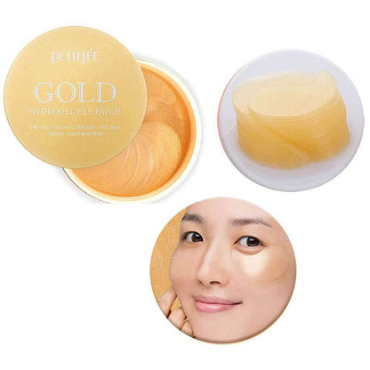 PETITFEE Gold Hydrogel Eye Patch 1.4g x 60 (30pairs) - Beauty Korea Dubai