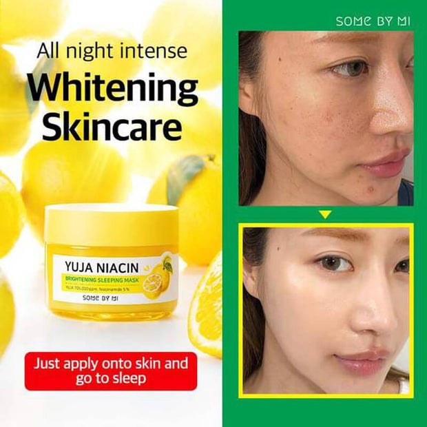 SomebyMi Yuja Niacin BRIGHTENING Sleeping Pack Cream, 60g