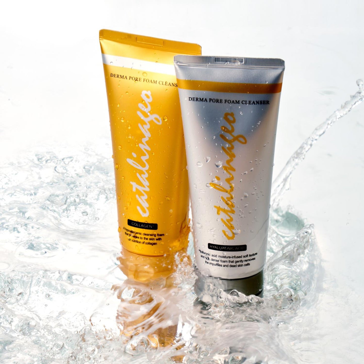 Catalina Geo Derma Pore Foam Cleanser - HYALURONIC, 180g (hydration) - 1pc - Beauty Korea Dubai