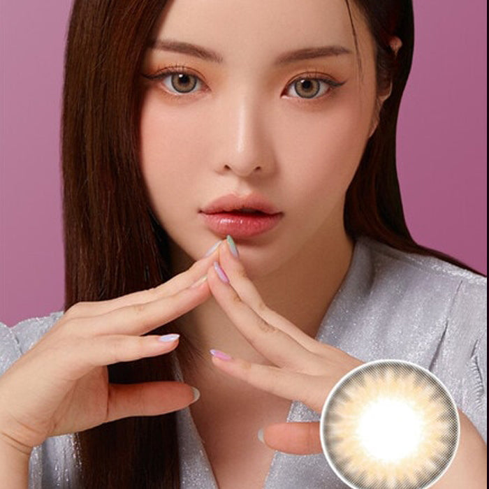 LensMe 3 Bagle Color Plus - BROWN 1pair x 2 months - Beauty Korea Dubai